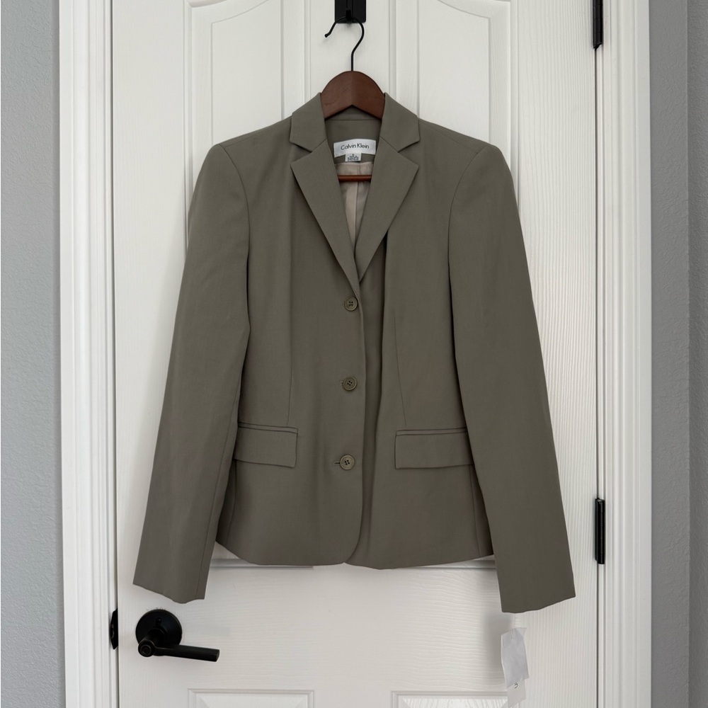NWT Calvin Klein Wool Blend Blazer
